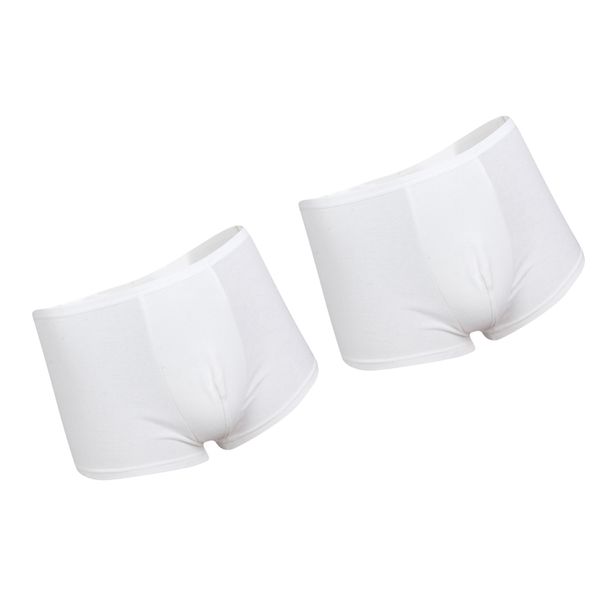 2pcs mens cotton absorbency spa travel hospital incontinence boxer briefs trunks, Black;white
2pcs mens cotton absorbency spa travel hospital incontinence boxer briefs trunks, Black;white