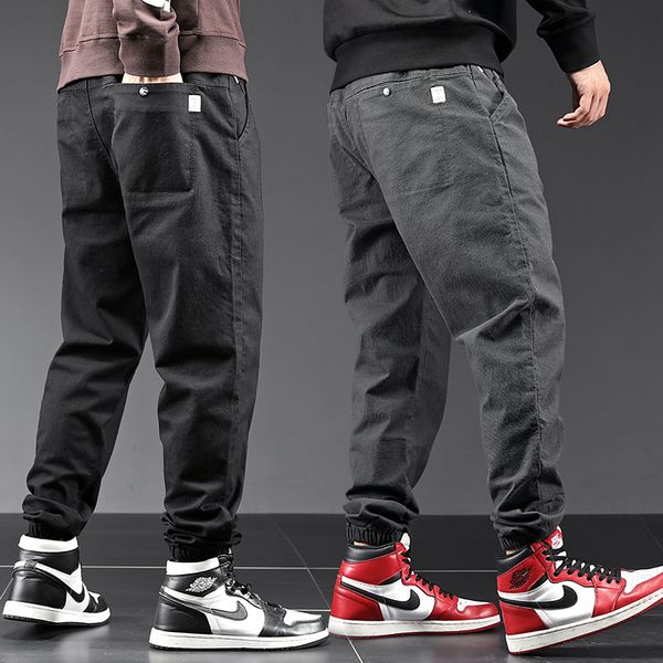 fashion streetwear men jeans loose fit casual cargo pants leisure harem trousers japanese designer hip hop joggers pants men, Blue
fashion streetwear men jeans loose fit casual cargo pants leisure harem trousers japanese designer hip hop joggers pants men, Blue