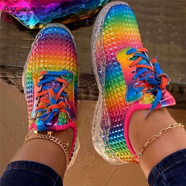 rainbow breathable sneakers women running shoes light sport shoes woman lace-up jogging walking big size chaussure femme
rainbow breathable sneakers women running shoes light sport shoes woman lace-up jogging walking big size chaussure femme