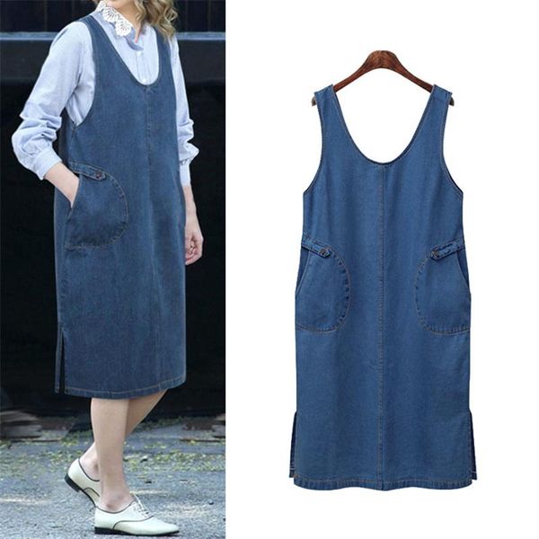 casual dresses hodisytian women denim dress straight sundress button mid tank sleeveless solid vestido femme jean plus size, Black;gray
casual dresses hodisytian women denim dress straight sundress button mid tank sleeveless solid vestido femme jean plus size, Black;gray