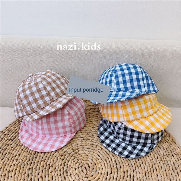 ins summer children's straw straw sun korean baby 0-2 years old sunshade hat plaid sun hat, Blue;gray
ins summer children's straw straw sun korean baby 0-2 years old sunshade hat plaid sun hat, Blue;gray
