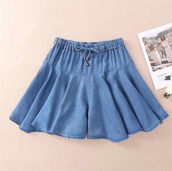 women's shorts fashion wide leg skirt plus size summer korean high waist denim ruffle 5xl 6xl 7xl jeans skirts black blue, White;black
women's shorts fashion wide leg skirt plus size summer korean high waist denim ruffle 5xl 6xl 7xl jeans skirts black blue, White;black