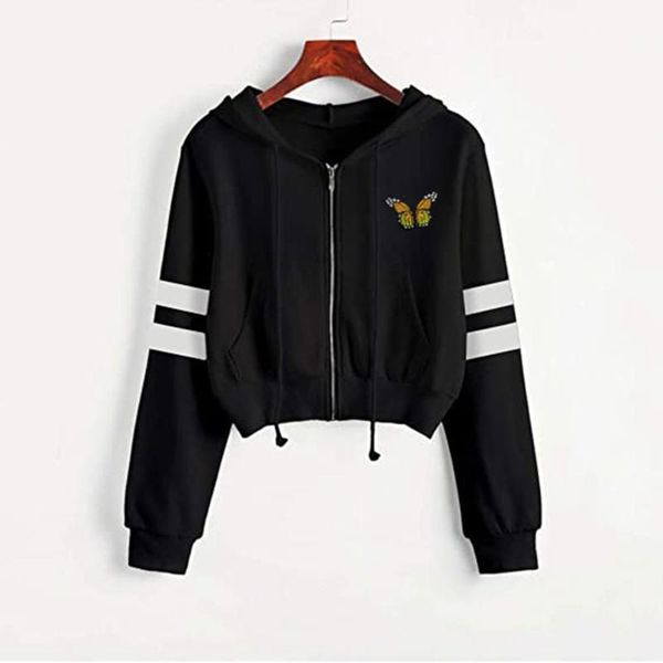 running jackets women's cropped hooded causal zipper sweatshirt printed sport coat for couple plus size outwear coats 2021, Black;red
running jackets women's cropped hooded causal zipper sweatshirt printed sport coat for couple plus size outwear coats 2021, Black;red
