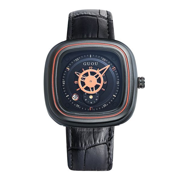 watch men leather strap calendar fashion trendy square vintage waterproof quartz mens watches casual gifts for men reloj hombre, Slivery;brown
watch men leather strap calendar fashion trendy square vintage waterproof quartz mens watches casual gifts for men reloj hombre, Slivery;brown