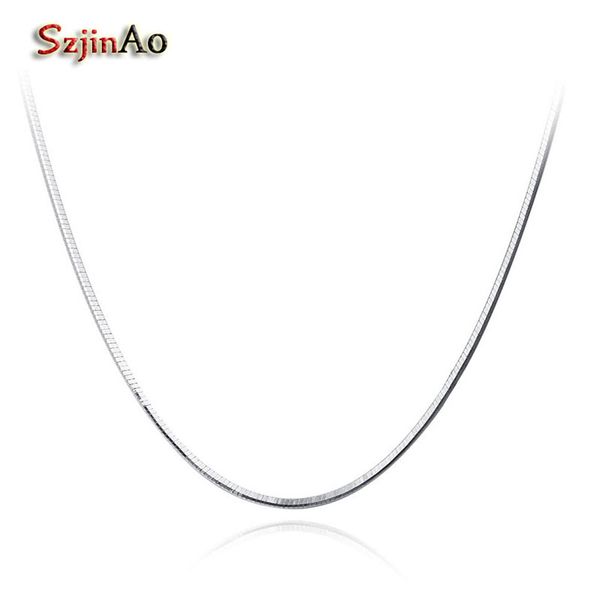 szjinao real 925 silver jewelry long necklace snake bones shape fashion jewellry statement chain for women
szjinao real 925 silver jewelry long necklace snake bones shape fashion jewellry statement chain for women
