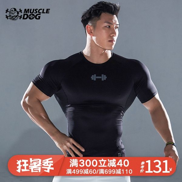 muscle-dog bodysuit for men summer quick dry breathable compression suit short sleeved sport jacket for training, Black;blue
muscle-dog bodysuit for men summer quick dry breathable compression suit short sleeved sport jacket for training, Black;blue