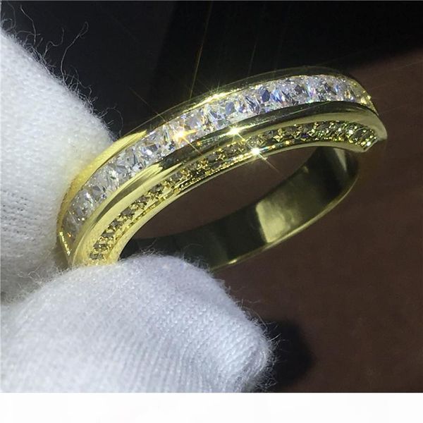 lovers engagement ring princess cut 5a zircon crystal white gold filled party wedding band rings for women men gift, Slivery;golden
lovers engagement ring princess cut 5a zircon crystal white gold filled party wedding band rings for women men gift, Slivery;golden