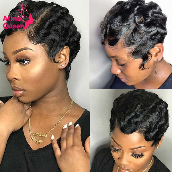 pre plucked pixie cut wig wavy short bob wig lace front human hair wigs 13x4 lace closure wig with baby hair remy 250% for women, Black
pre plucked pixie cut wig wavy short bob wig lace front human hair wigs 13x4 lace closure wig with baby hair remy 250% for women, Black