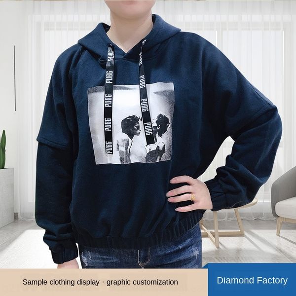 printed embroidery autumn and winter sweater women's loose hooded 2019 new pullover embroidered pullover product, Black
printed embroidery autumn and winter sweater women's loose hooded 2019 new pullover embroidered pullover product, Black