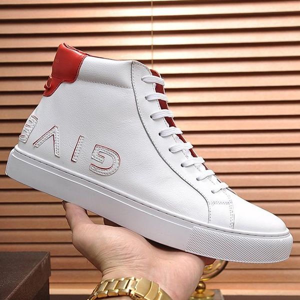 drop ship high reverse sneakers in leather mens boots breathable footwears lace -up sports fashion men shoes scarpe sportive da uomo, Black
drop ship high reverse sneakers in leather mens boots breathable footwears lace -up sports fashion men shoes scarpe sportive da uomo, Black