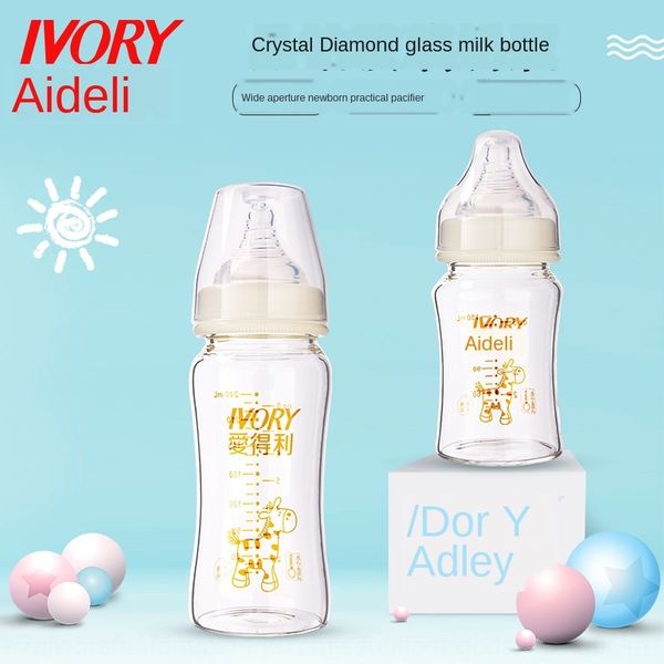 adeli baby wide caliber crystal diamond glass crystal diamond glass bottle 120150180ml240 ml300 ml high temperature resistant bottle
adeli baby wide caliber crystal diamond glass crystal diamond glass bottle 120150180ml240 ml300 ml high temperature resistant bottle