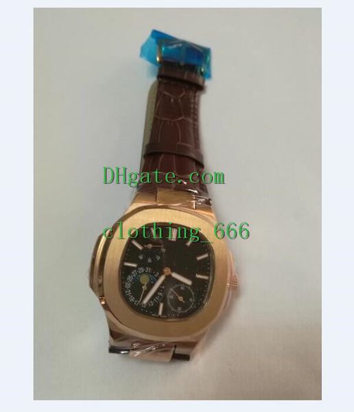 elling new 40mm automatic 5712r-001 18k rose gold mint complete black leather strap automatic fashion men's watches, Slivery;brown
elling new 40mm automatic 5712r-001 18k rose gold mint complete black leather strap automatic fashion men's watches, Slivery;brown
