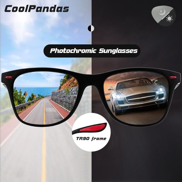 coolpandas brand square chameleon polarized sunglasses men women pchromic driving glasses tr90 frame occhiali da sole uomo, White;black
coolpandas brand square chameleon polarized sunglasses men women pchromic driving glasses tr90 frame occhiali da sole uomo, White;black