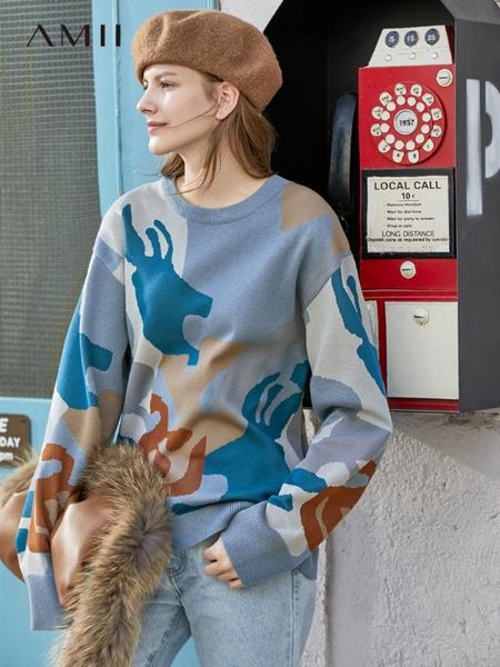 women's sweaters amii spring lazy style loose sweater women contrasting, round-collar base-wool pullover 11970381, White;black
women's sweaters amii spring lazy style loose sweater women contrasting, round-collar base-wool pullover 11970381, White;black