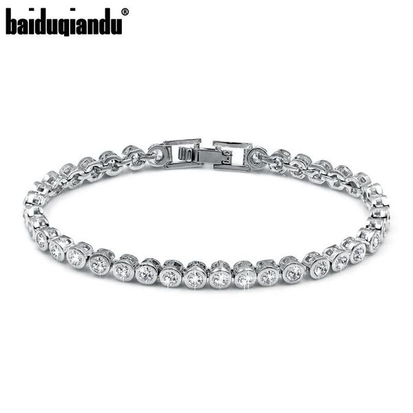 baiduqiandu 4mm bezel setting round cz cubic zirconia tennis bracelet for women bridal or bridesmaid, Black
baiduqiandu 4mm bezel setting round cz cubic zirconia tennis bracelet for women bridal or bridesmaid, Black
