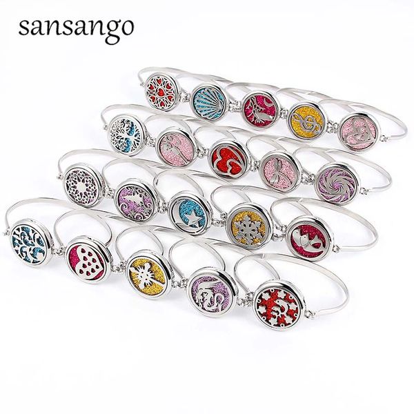 fashion for jewelry tree of life magnetic locket bangles stainless steel essential oil diffuser bracelet wholesale gift, Black
fashion for jewelry tree of life magnetic locket bangles stainless steel essential oil diffuser bracelet wholesale gift, Black