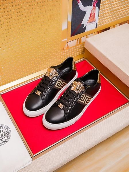 2020q limited edition medusa printed leather men's low-lace up casual shoes, high-end fashion outdoor sports shoes, size: 38-451, Black
2020q limited edition medusa printed leather men's low-lace up casual shoes, high-end fashion outdoor sports shoes, size: 38-451, Black