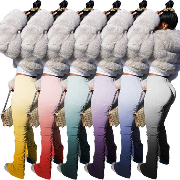 new women long trousers clothing designer color changing temperament hip-lifting slim fit mini leggings club micro flared pants ty7138, Black;white
new women long trousers clothing designer color changing temperament hip-lifting slim fit mini leggings club micro flared pants ty7138, Black;white