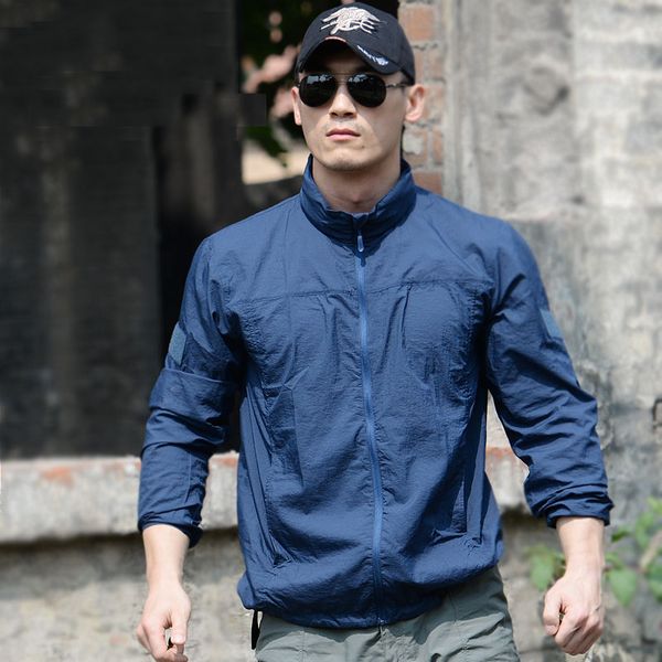 tactical jacket army outdoor sports clotheshunting hiking jackets hooded windbreaker windshell men quick drying clothes, Blue;black
tactical jacket army outdoor sports clotheshunting hiking jackets hooded windbreaker windshell men quick drying clothes, Blue;black