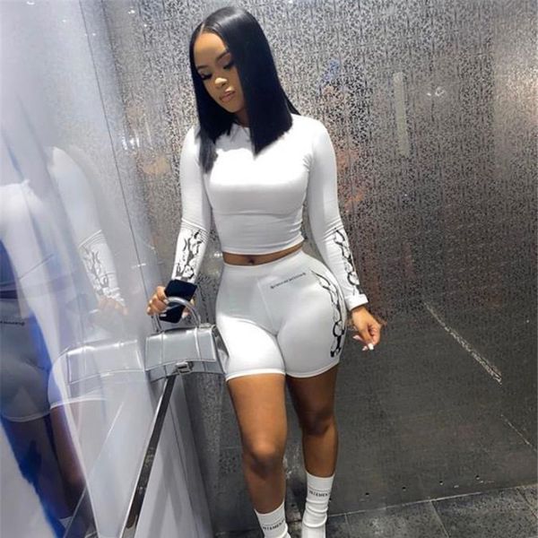 women tracksuit two pieces set long sleeve o neck short pants 2 pieces set outfits skinny elastic outdoor wear dropshipping, Gray
women tracksuit two pieces set long sleeve o neck short pants 2 pieces set outfits skinny elastic outdoor wear dropshipping, Gray