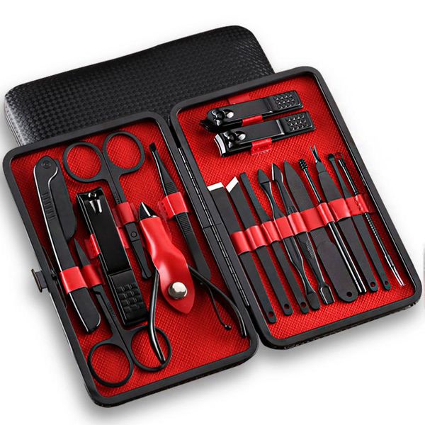 nail art kits 18 in 1 manicure tools set nails clipper scissors tweezer knife sets nipper ear pick kit with case
nail art kits 18 in 1 manicure tools set nails clipper scissors tweezer knife sets nipper ear pick kit with case