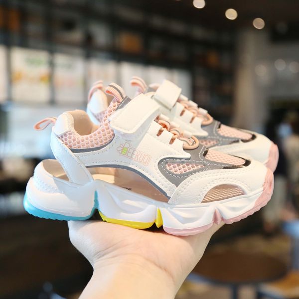 exgug women's children's sports and sandals sandals 2020 new mesh breathable running shoes korean version of middle and large chil, Black
exgug women's children's sports and sandals sandals 2020 new mesh breathable running shoes korean version of middle and large chil, Black