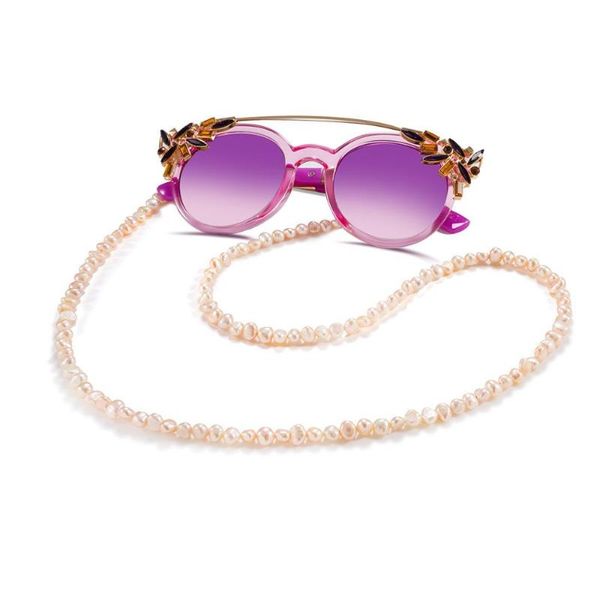 1pc 70cm freshwater pearl beaded glasses chains non-slip women elegant reading sunglasses hanging neck chains lanyards rope, Silver
1pc 70cm freshwater pearl beaded glasses chains non-slip women elegant reading sunglasses hanging neck chains lanyards rope, Silver