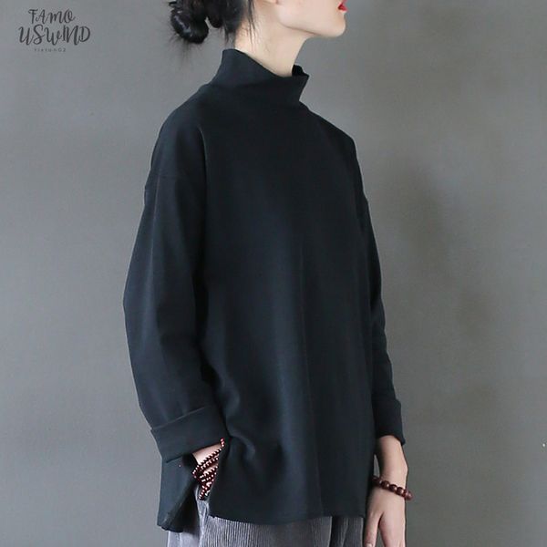 winter women t shirt turtleneck black white 2020 new long sleeve pullover solid cotton casual brief loose women t shirts
winter women t shirt turtleneck black white 2020 new long sleeve pullover solid cotton casual brief loose women t shirts