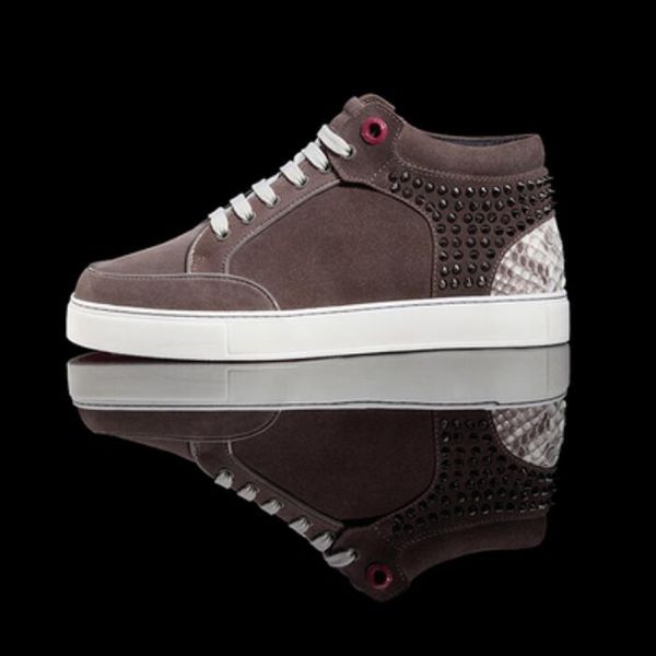 netherlands high luxurious designer royaums sneakers men women casual walking shoes suede leather spell color rivets leisure trainer, Black
netherlands high luxurious designer royaums sneakers men women casual walking shoes suede leather spell color rivets leisure trainer, Black