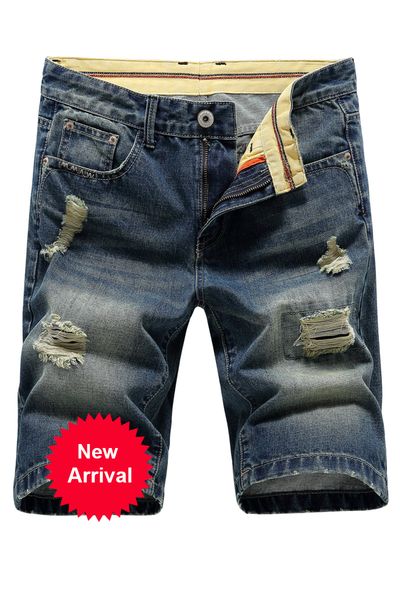 new summer mens holes denim shorts fashion men denim jeans slim straight pants trend mens stylist pants hdrya, Blue
new summer mens holes denim shorts fashion men denim jeans slim straight pants trend mens stylist pants hdrya, Blue
