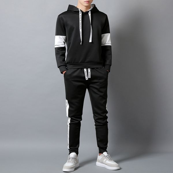 2020autumn new men's leisure sports suit two-piece suit men hoodies sweatshirts men's coat fashion hip hop streetwear, Gray
2020autumn new men's leisure sports suit two-piece suit men hoodies sweatshirts men's coat fashion hip hop streetwear, Gray