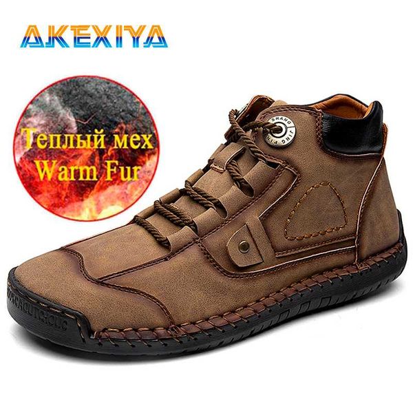 winter men's boots plush warm men snow boots designer men leather outdoor waterproof winter italian style, Black
winter men's boots plush warm men snow boots designer men leather outdoor waterproof winter italian style, Black