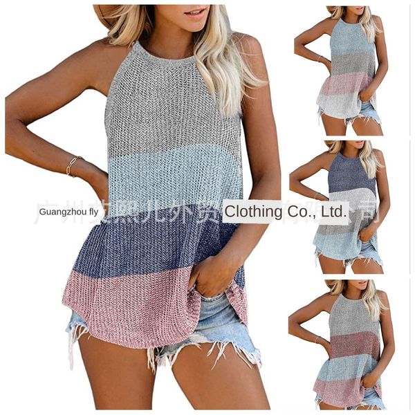 2020 new color contrast knitted female 2020 new color contrast vest knitted vest female, Camo
2020 new color contrast knitted female 2020 new color contrast vest knitted vest female, Camo