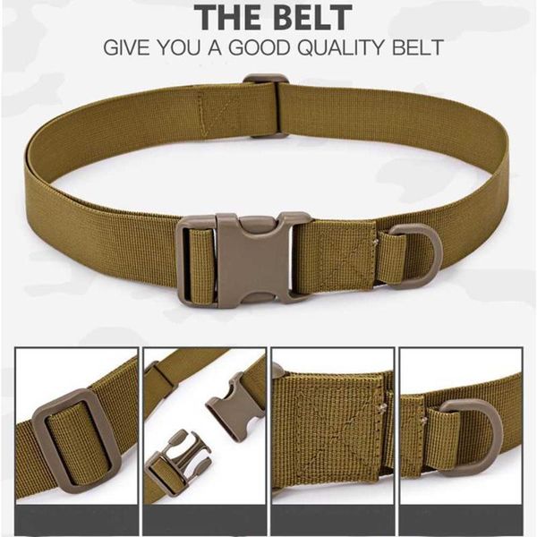men indoor adjustable plastic buckle outdoor sports mountaineering fishing accessories tactical belt nylon canvas, Black;brown
men indoor adjustable plastic buckle outdoor sports mountaineering fishing accessories tactical belt nylon canvas, Black;brown