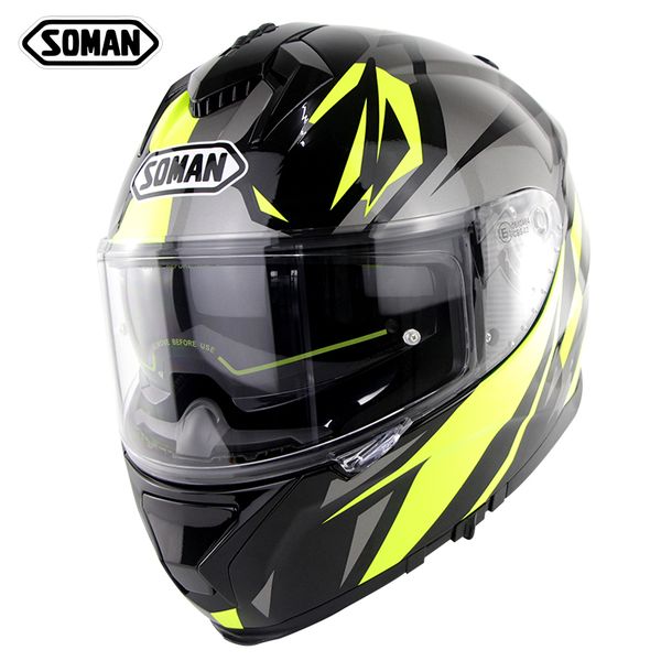 ece men helmet white motorcycle helmet full face helm motor bike double visors capacete moto casco soman 961
ece men helmet white motorcycle helmet full face helm motor bike double visors capacete moto casco soman 961