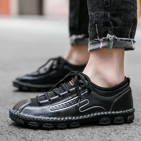 hombre sneakers shoe casual mens 2020 casuales zapatos informales spring sneaker mens leather man causal loafers casual flat, Black
hombre sneakers shoe casual mens 2020 casuales zapatos informales spring sneaker mens leather man causal loafers casual flat, Black