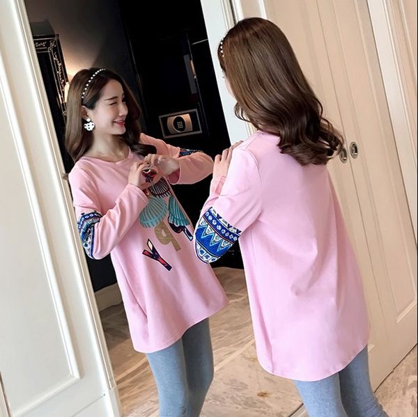 moletom feminino tee shirt de grossesse funny maternity saida maternidade pregnant clothes pregnancy printing long t shirt, White
moletom feminino tee shirt de grossesse funny maternity saida maternidade pregnant clothes pregnancy printing long t shirt, White