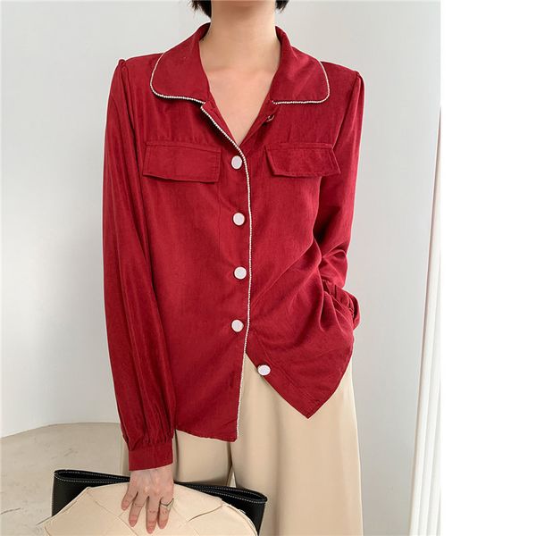women formal solid gentle full-sleeved office lady large size streetwear brief office lady chic all-match shirts, White
women formal solid gentle full-sleeved office lady large size streetwear brief office lady chic all-match shirts, White