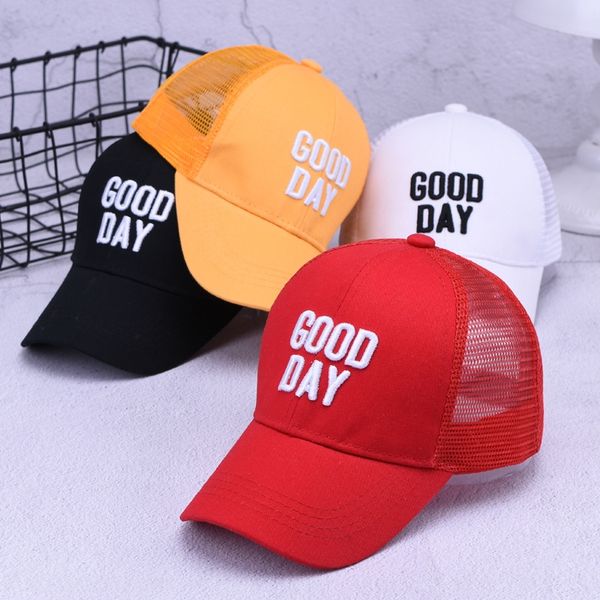 2019 new children's letter good day net outdoor baby baseball baby cap sunshade baseball cap, Yellow
2019 new children's letter good day net outdoor baby baseball baby cap sunshade baseball cap, Yellow