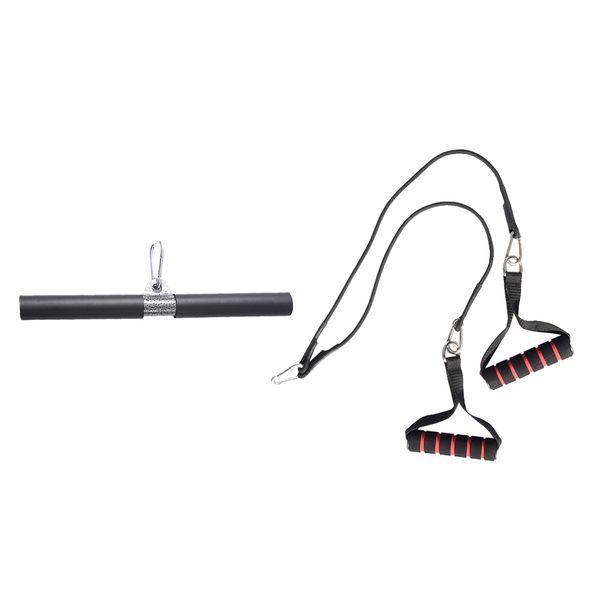 2pcs home pulley cable machine system attachment diy build straps handle
2pcs home pulley cable machine system attachment diy build straps handle