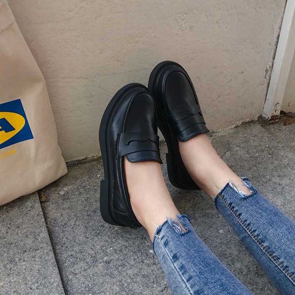 shoes woman 2020 female footwear oxfords women's british style all-match round toe modis casual sneaker new dress leather, Black
shoes woman 2020 female footwear oxfords women's british style all-match round toe modis casual sneaker new dress leather, Black