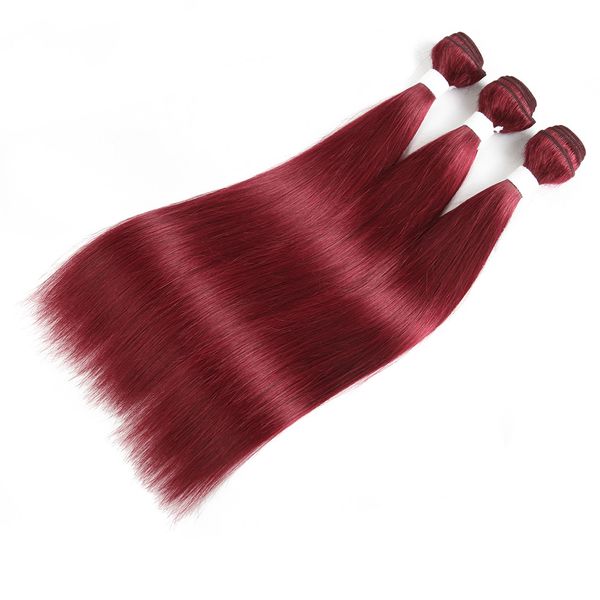 fashion lady burgundy hair 99j brazilian straight hair weave 3 bundles with frontal 100% human hair frontal with bundles nonremy, Black
fashion lady burgundy hair 99j brazilian straight hair weave 3 bundles with frontal 100% human hair frontal with bundles nonremy, Black
