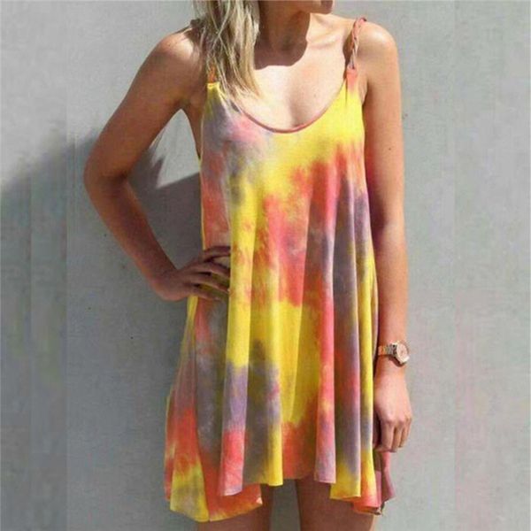 2020 new women 3d gradient print dresses summer big sizes strap mini vest beach dress loose casual dress plus size 2xl, Black;gray
2020 new women 3d gradient print dresses summer big sizes strap mini vest beach dress loose casual dress plus size 2xl, Black;gray