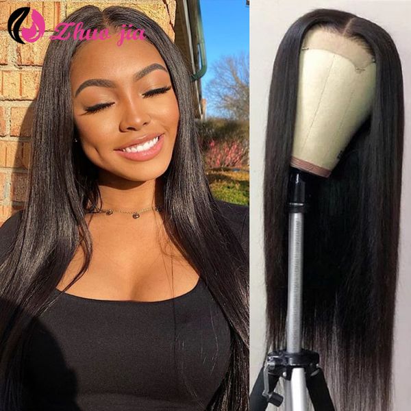 zhuo jia 4x4 closure wig human hair wigs with baby hair bleach knots brazilian hair wigs lace front wig hd lace frontal wig, Black
zhuo jia 4x4 closure wig human hair wigs with baby hair bleach knots brazilian hair wigs lace front wig hd lace frontal wig, Black