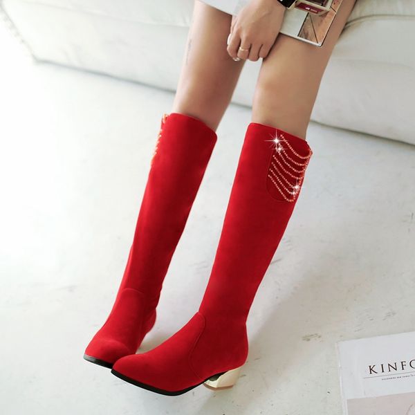 boots women winter platform knee high sweet fashion 4.5cm heels red flock long woman plush warm black shoes 926
boots women winter platform knee high sweet fashion 4.5cm heels red flock long woman plush warm black shoes 926