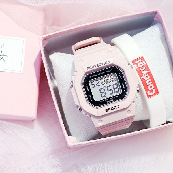 girls' ins style students' waterproof cute electronic korean style simple green matcha color electronic watch watch watch, Blue
girls' ins style students' waterproof cute electronic korean style simple green matcha color electronic watch watch watch, Blue