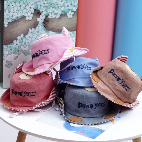 g206 bear striped letter bucket bucket embroidered fisherman basin autumn children's hat embroidery children's fisherman hat, Blue;gray
g206 bear striped letter bucket bucket embroidered fisherman basin autumn children's hat embroidery children's fisherman hat, Blue;gray