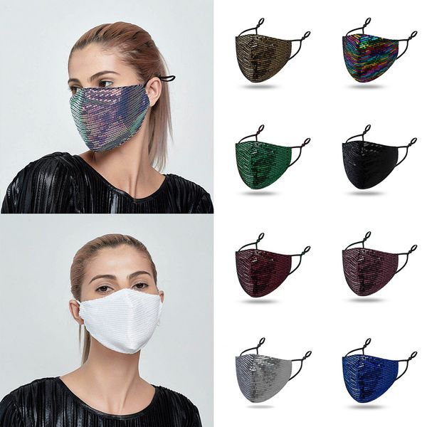 sequins face mouth mask anti-dust woman men fashion summer reusable bling shiny designer protective shiled
sequins face mouth mask anti-dust woman men fashion summer reusable bling shiny designer protective shiled
