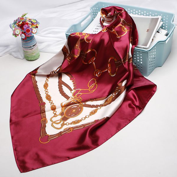 fashion shawls hair scarf for women print silk satin hijab scarfs red black green 90*90cm square neckerchief scarves for ladies, Blue;gray
fashion shawls hair scarf for women print silk satin hijab scarfs red black green 90*90cm square neckerchief scarves for ladies, Blue;gray