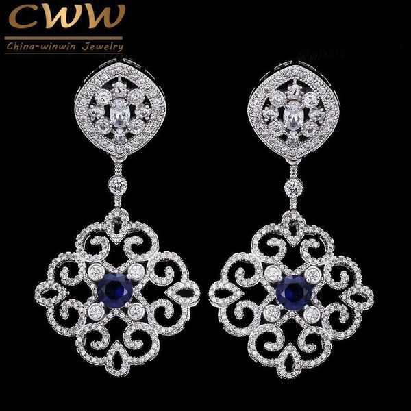 cwwzircons brand vintage mixed green red blue cubic zirconia crystal big long luxury earrings for women wedding jewelry cz236 j190628, Silver
cwwzircons brand vintage mixed green red blue cubic zirconia crystal big long luxury earrings for women wedding jewelry cz236 j190628, Silver